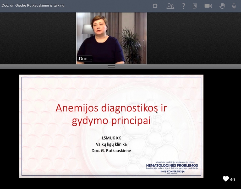 Hematologinės problemos kasdienėje vidaus ligų ir šeimos gydytojo praktikoje  |  II konferencija