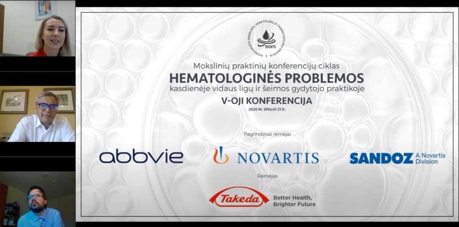 Hematologinės problemos kasdienėje vidaus ligų ir šeimos gydytojo praktikoje | V konferencija
