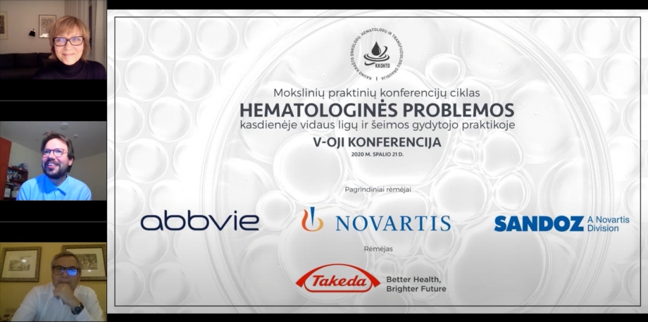 Hematologinės problemos kasdienėje vidaus ligų ir šeimos gydytojo praktikoje | V konferencija