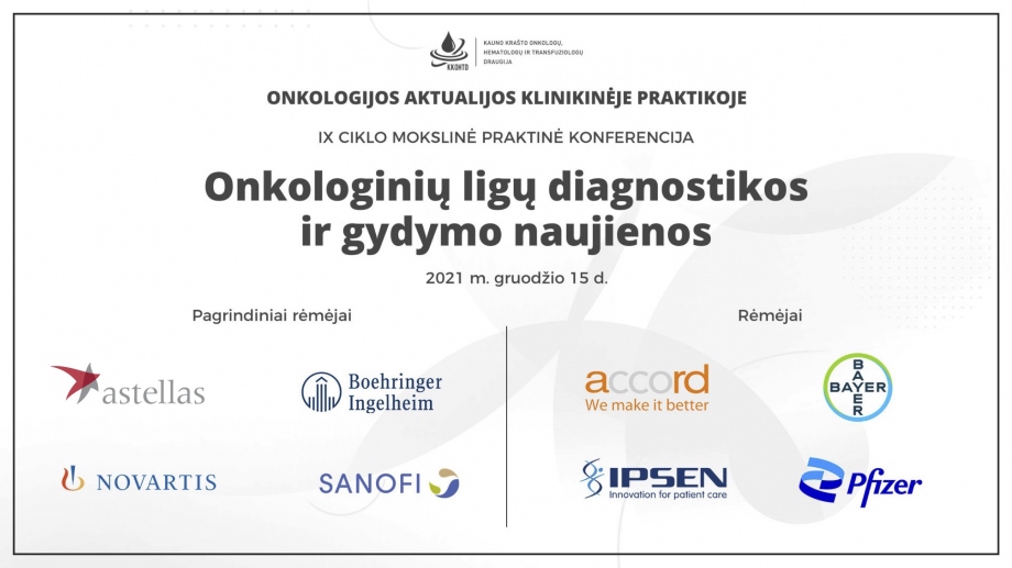 Onkologijos aktualijos klinikinėje praktikoje | IX konferencija